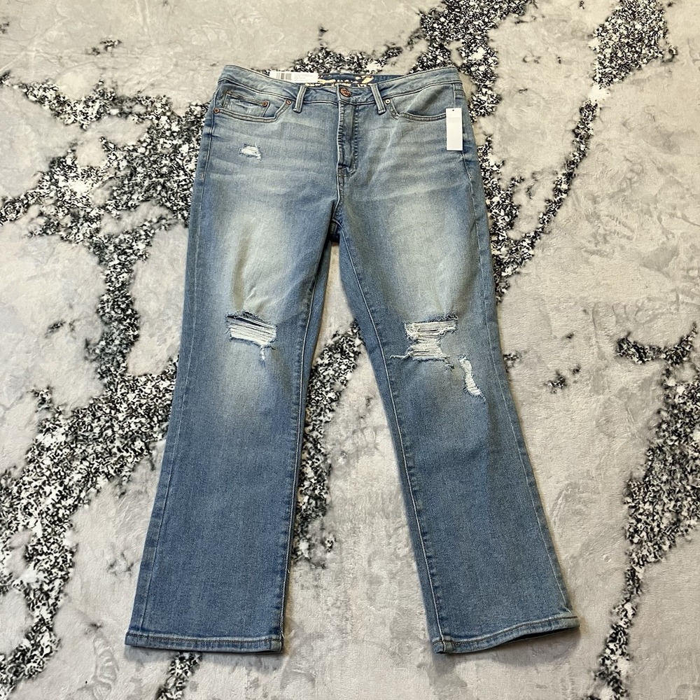 Seven‎ 7 Jeans Womens Size 8 Clean Hem High Rise Affirmation Blue My10060af